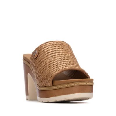 Women's Refresh Collection Block Heel Slip On Sandals