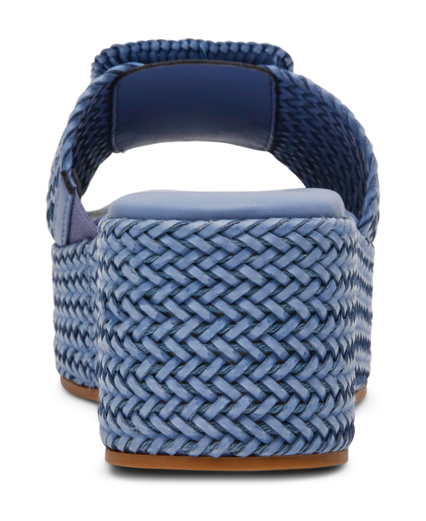 Женские сандалии Anne Klein Lanai Buckle Slide Platform Wedge, цвет: Синий — фото 3