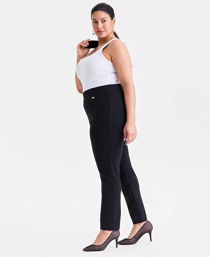 Plus Size Bengaline Skinny Pants - thumbnail 8