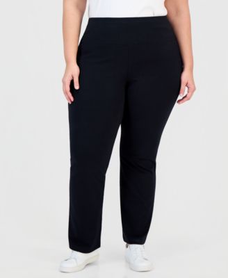 Plus Size High-Rise Bootcut Leggings