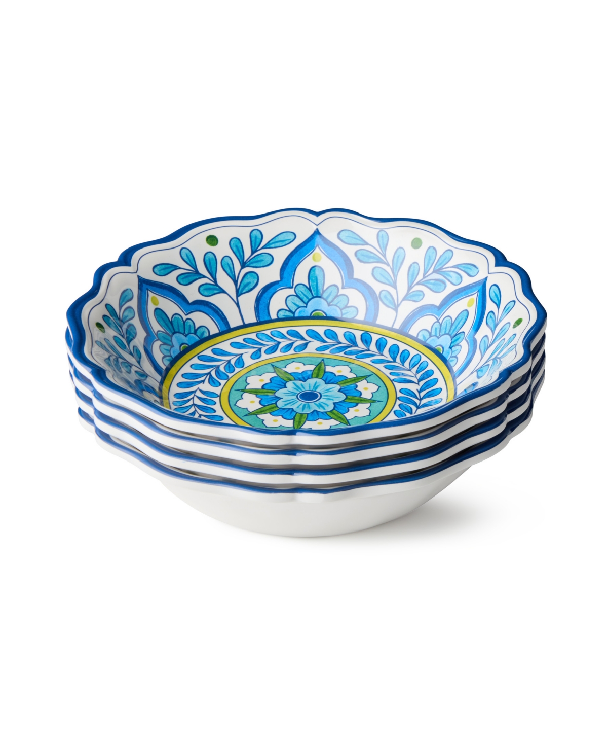 Certified International Melamine Talavera Bowl, Set of 4