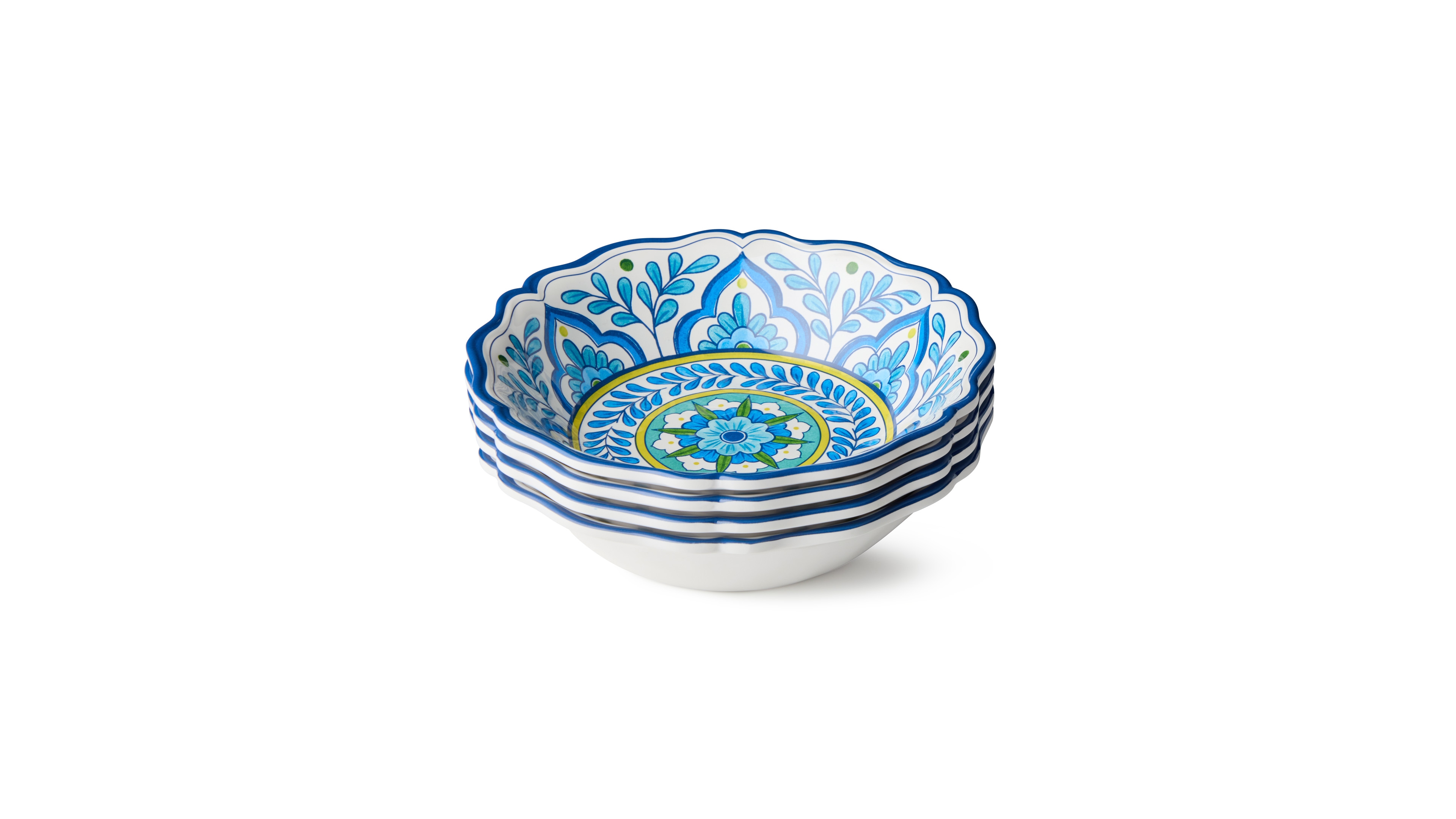 Certified International Melamine Talavera Bowl, Set of 4