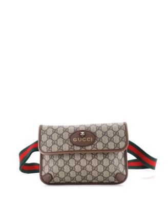 Neo Vintage Flap Belt Bag GG Coated Canvas