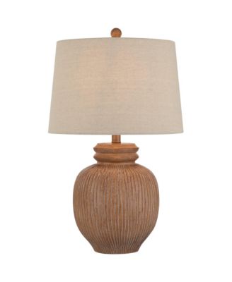 Corfu 24 1/2" High Almond Table Lamp Set of 2