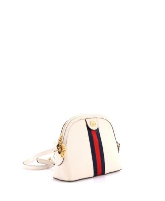 Small Ophidia Dome Shoulder Bag Leather