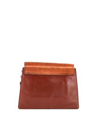 Medium Faye Shoulder Bag Leather and Suede