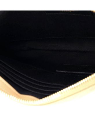 Small Classic Monogram Wristlet Pouch Matelasse Chevron Leather