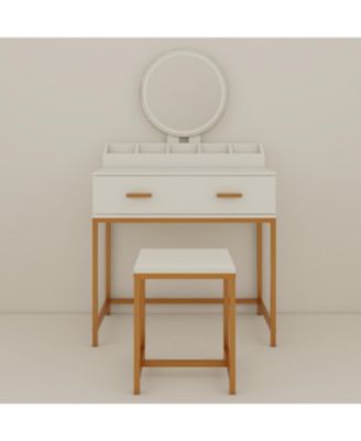 Elegant Modern Wooden Nightstand with Storage Space Natural Finish Bedside Table for Bedroom Living Room