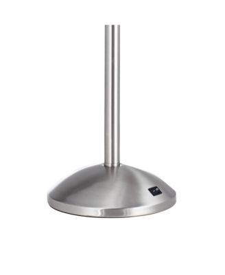 25 3/4" High Modern Desk Lamp Adjustable Height Brushed Nickel Finish Metal Single Home Office