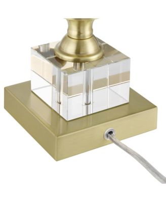 Moritz 21 1/2" High Branch Small Traditional Accent Table Lamp Metal Crystal Single Living Room