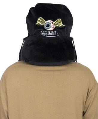 Eyeconic Hooded Ergonomic Memory Foam 5" Travel Neck Pillow