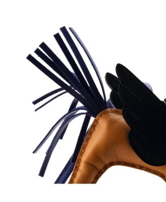 Pre-Owned HERMES PM Pegase Rodeo Bag Charm Leather