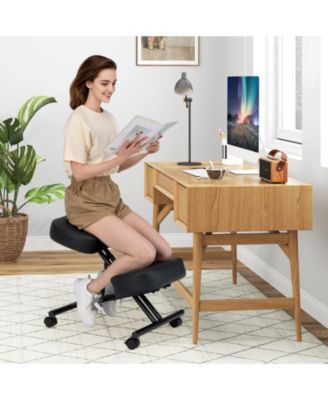 Height Adjustable Kneeling Chair Posture Correction Stool