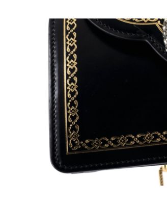 Small Thiara Top Handle Bag Frame Print Leather