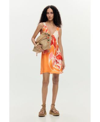 Women's Strappy Petal Dress