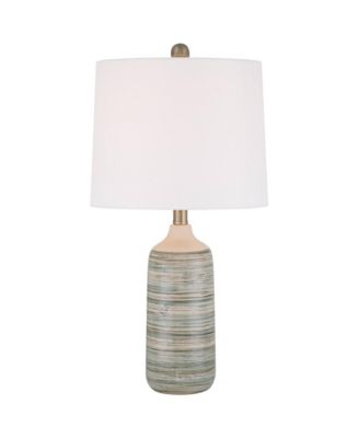 Kayla 23 1/2" High Small Modern Coastal Accent 3-Way Table Lamp Ceramic Single Living Room Bedroom (Colors May Vary)