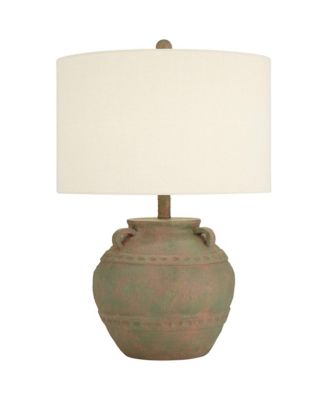Eliza 25 1/2" High Jar Rustic Traditional 3-Way Table Lamp for Living Room Bedroom Bedside