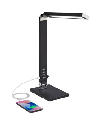 Jett 16 1/2" High Small Modern Desk Lamps Set of 2 USB Port Night Light LED Home Office Charging