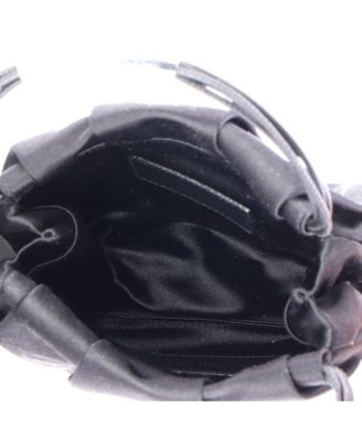 Mini Pochon Top Handle Bag Satin