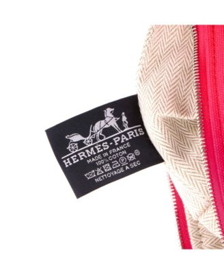 Pre-Owned HERMES GM Bride-A-Brac Travel Case Toile