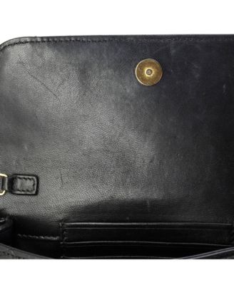 Mini Medusa Icon Chain Flap Bag Quilted Leather