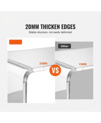 Acrylic Console Table with Open Design for Foyer and Living Room