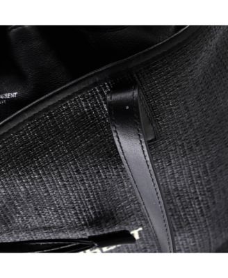 Teddy Shopping Tote Canvas with Leather