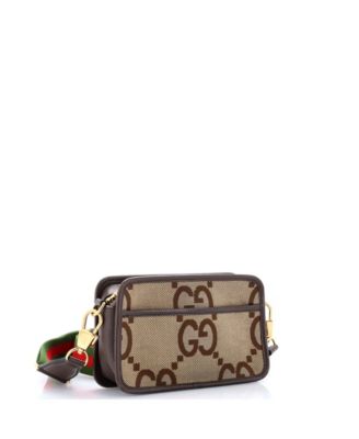 Mini Camera Bag Jumbo GG Canvas