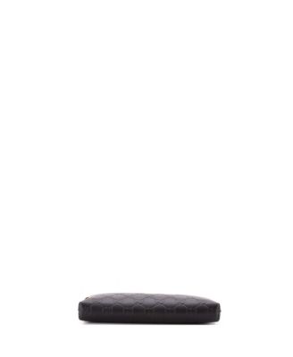 Chain Wristlet Wallet Guccissima Leather