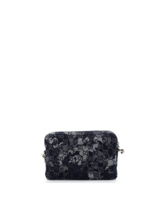 Convertible Crossbody Bag Camouflage GG Denim