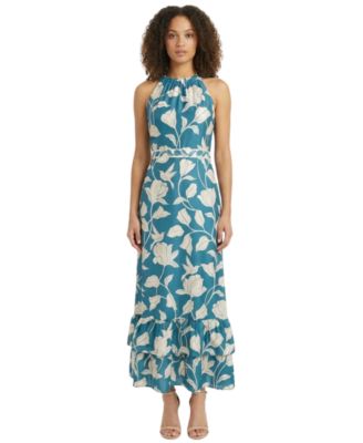 embroidered floral halter neck dress maggy london Ora Dress – Peixoto Wear main image 0