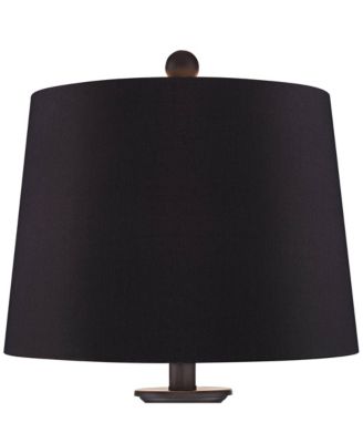 Dolbey 28" Tall Tapered Column Farmhouse Rustic Table Lamps Set of 2 Bronze Finish Metal Shade Bedroom