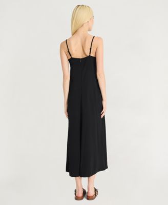 Women's Sleeveless Square Neck Long Dress
