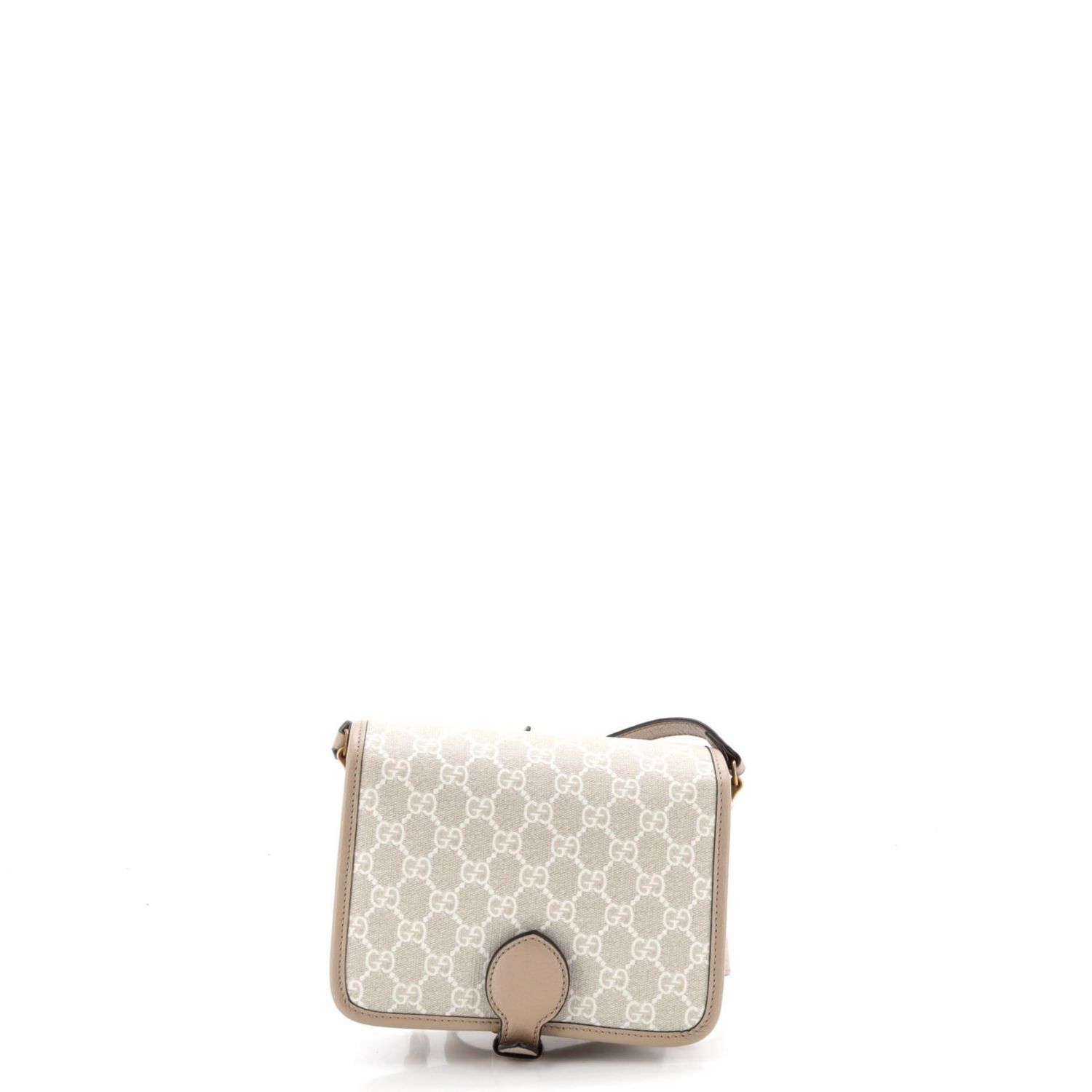 Mini Interlocking G Patch Messenger Bag GG Coated Canvas