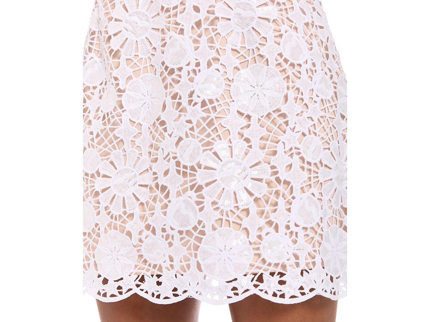 Женское платье ivy + blu A-Line Short Tank Dress, цвет: Белый — фото 5