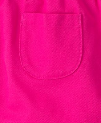 Girls' 2T-5T Flower Top and Shorts, 2-Piece Set