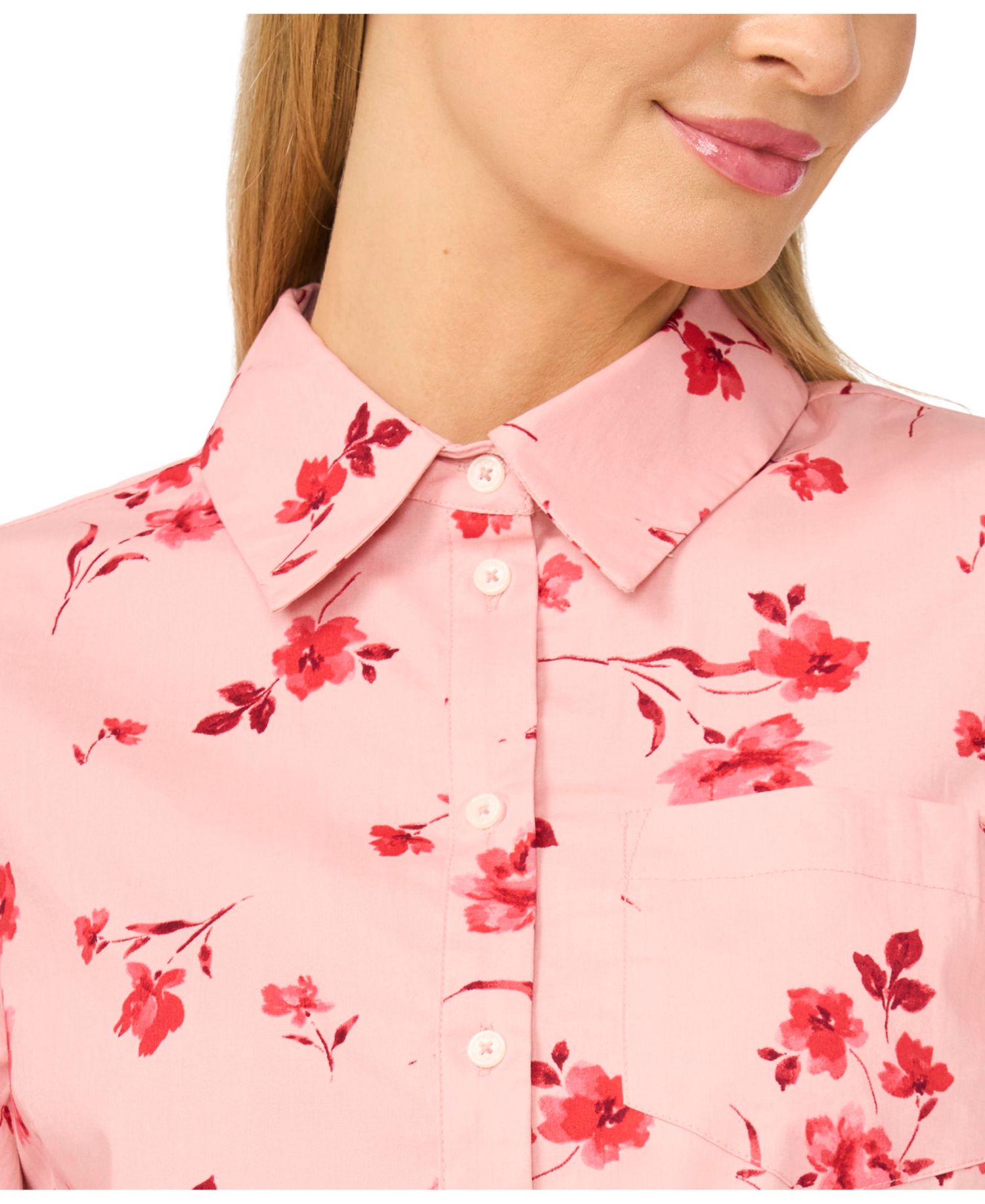Women's Printed Collared Neck Mini Dress
