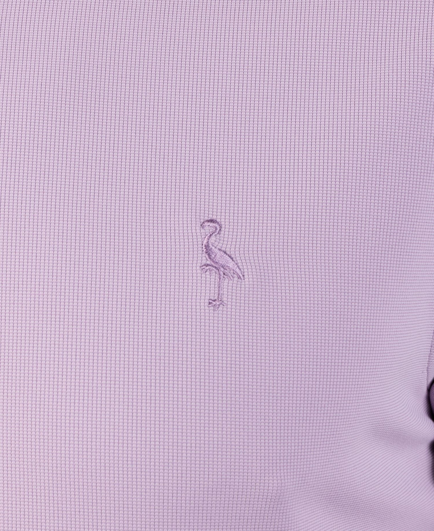Men's Micro Grid Textured Performance Polo Shirt
