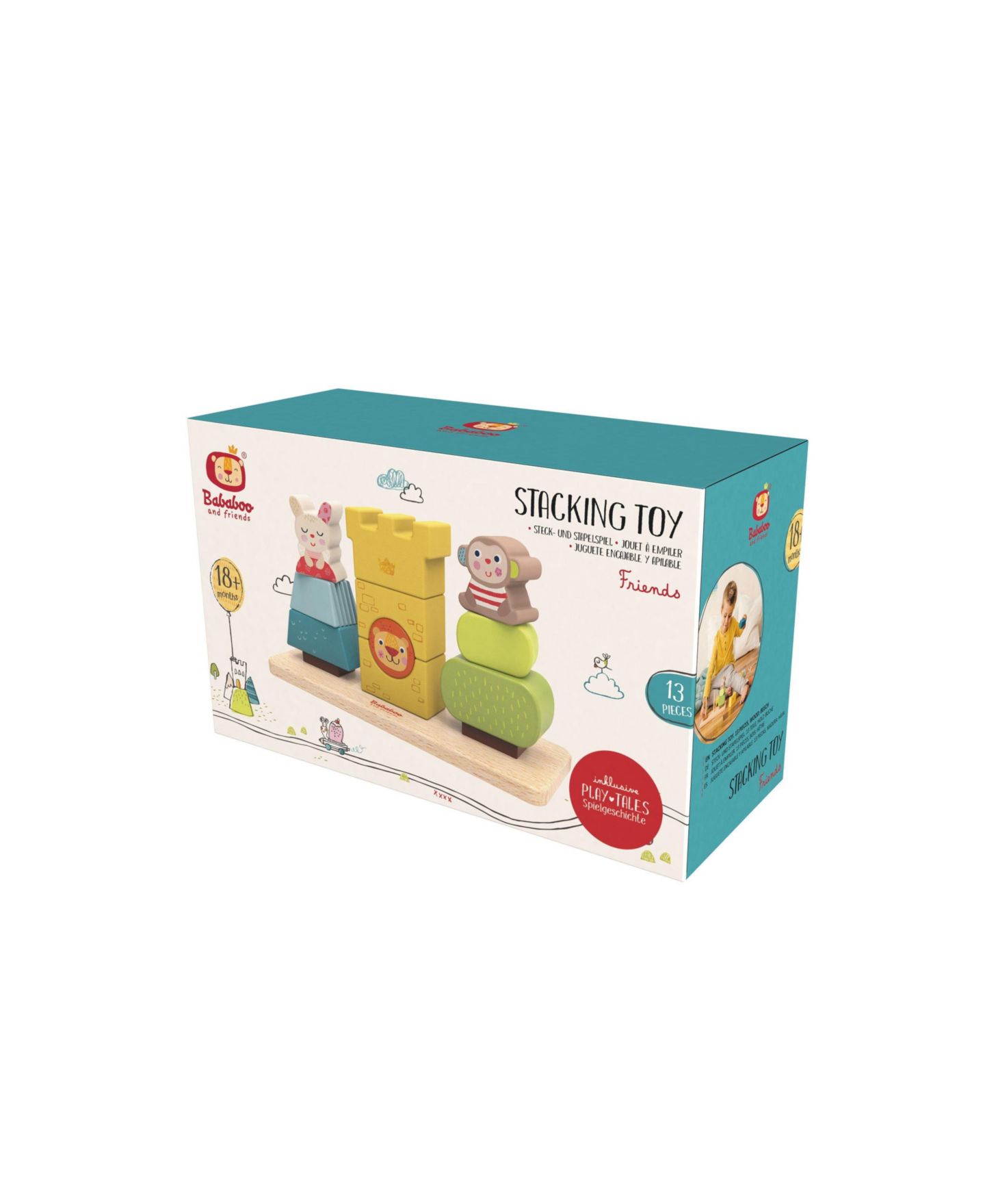 Детские конструкторы Bababoo and friends Friends Stacking Toy, цвет: Open Miscellaneous — фото 2