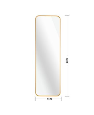 47 x 14IN Rectangular Door mirror.