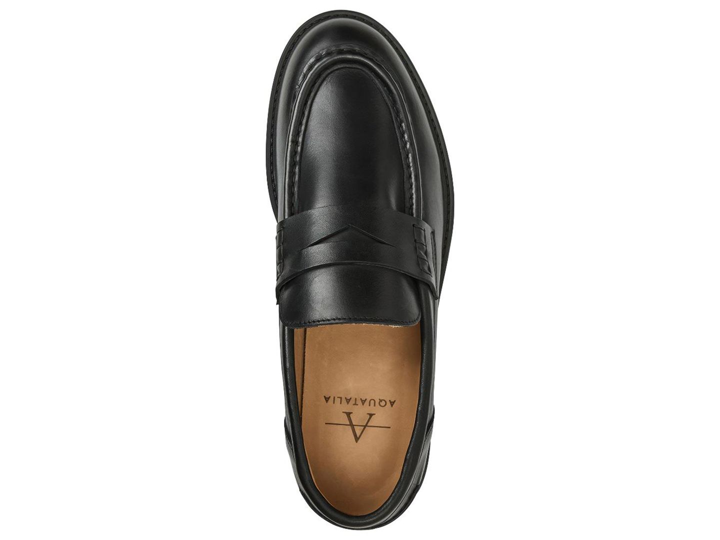 Мужские туфли Aquatalia Slip-On Penny, цвет: Чёрный — фото 4