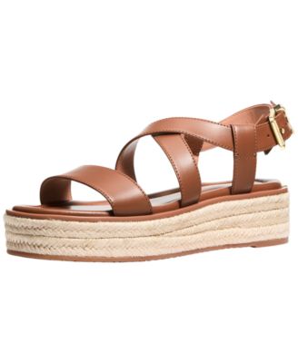 MICHAEL Women's Lynn Buckle Espadrille Sandals