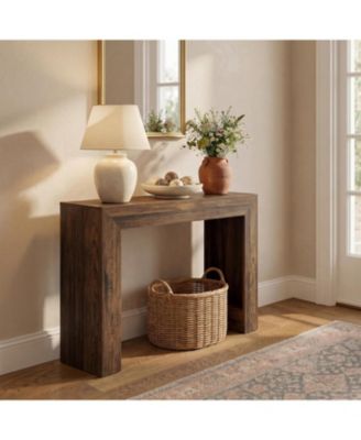 41.3 Inch Console Table, Narrow Entryway Table, Small Sofa Table Behind Couch