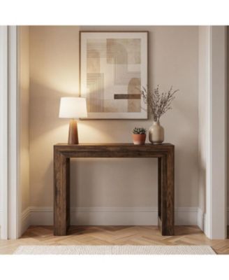 41.3 Inch Console Table, Narrow Entryway Table, Small Sofa Table Behind Couch