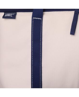 Rectangular Large Cooler Bag Insulated 8 Gal, Canvas Soft Cooler with Tote Handles and Zip Closure