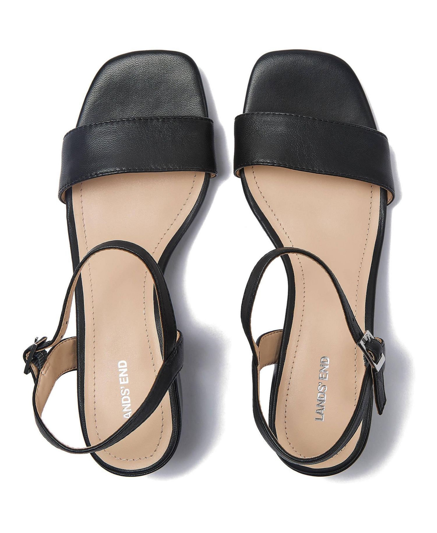 Women's Essential Leather Block Heels