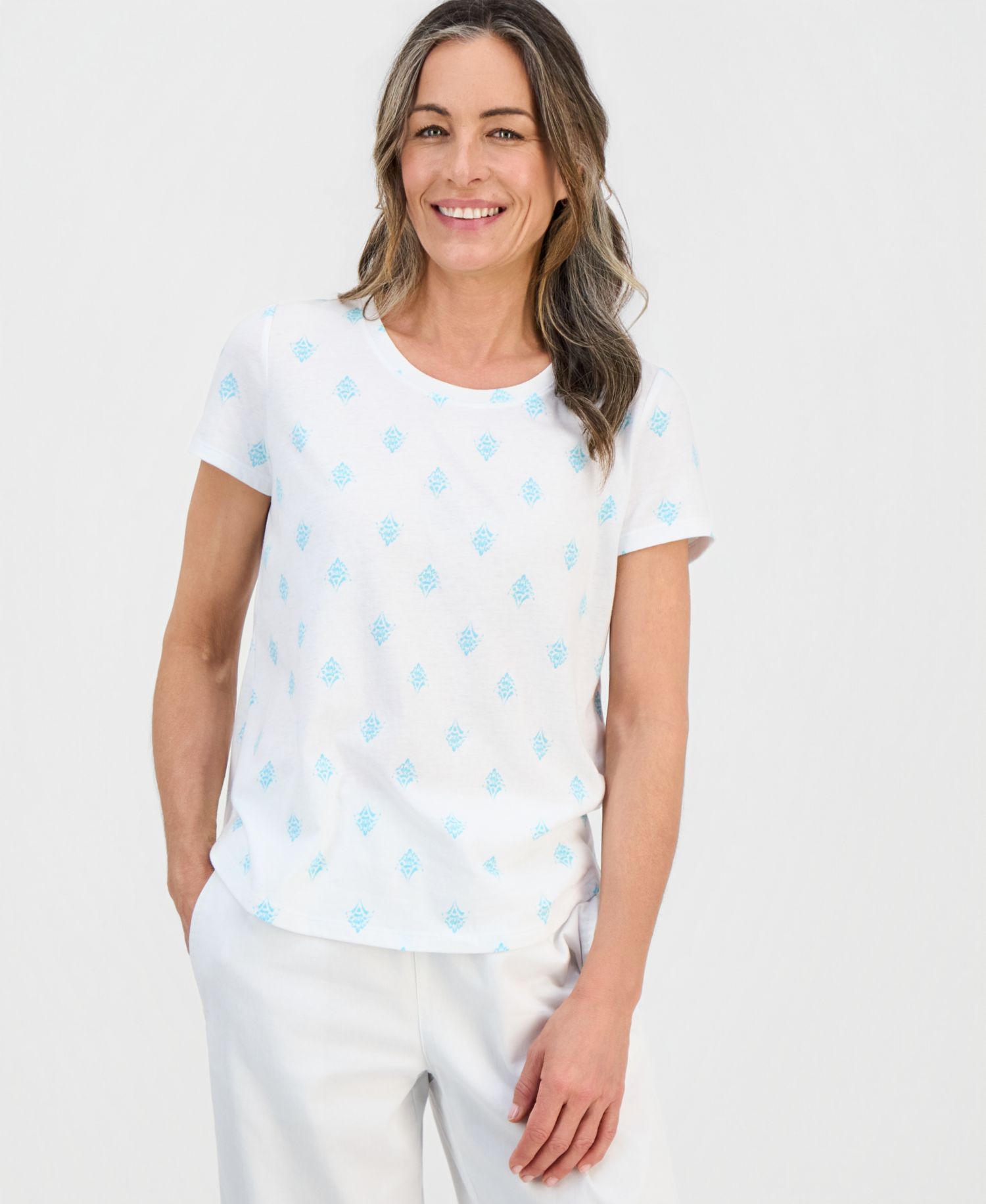 Petite Perfect Short-Sleeve Crewneck T-Shirt