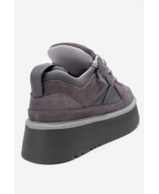 Women's Riven Leather Platform Sneaker
