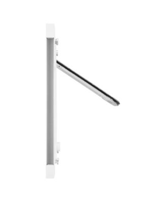 Adjustable Window Cat Door 23"–28" Wide with 4 Lock Modes and Aluminum Frame