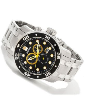 Men's 10372 Pro Diver Quartz Chronograph Dial Watch